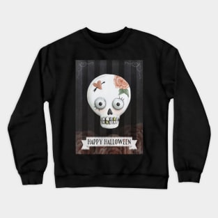 Skull And Roses Crewneck Sweatshirt